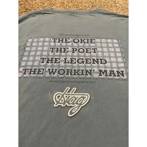 Vintage Merle Haggard Delta Magnum Weight T-Shirt Blue The Okie The Legend XL